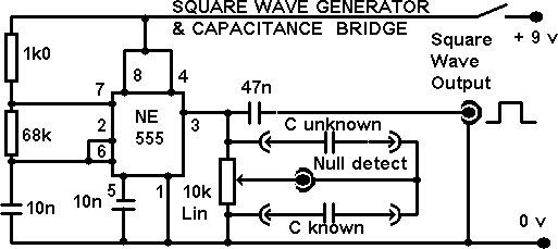 555 Square Wave Generator Circuit Diagram