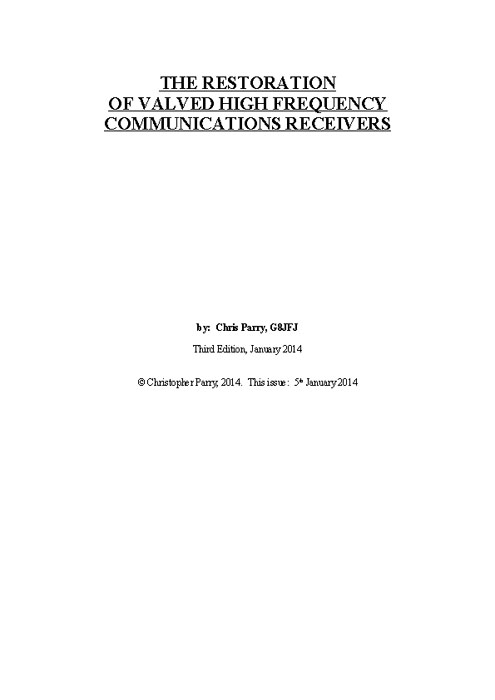 Restoration of Valved Receivers001